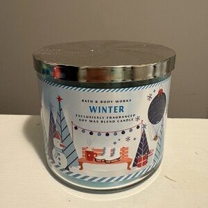 Winter Three Wick Bath & Body Works Candle New